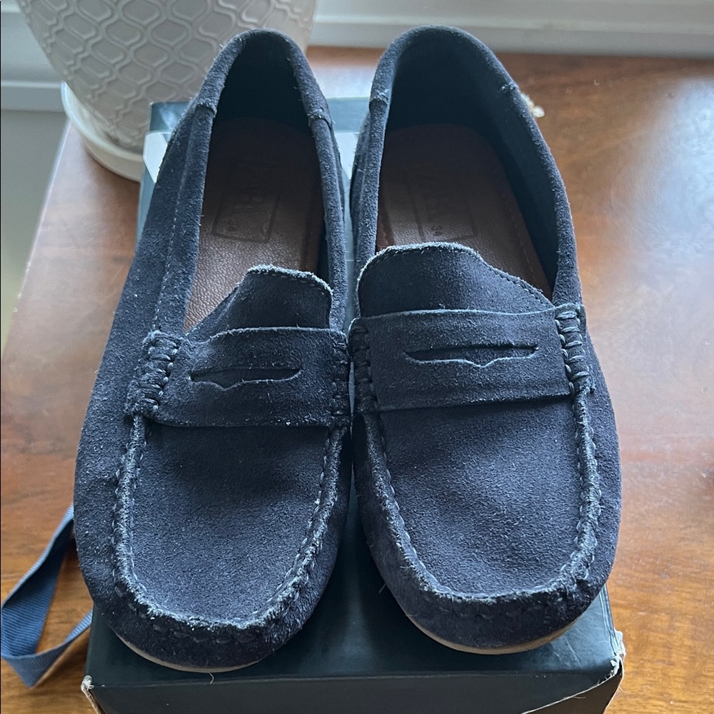 Zara Kids Navy Moccasins